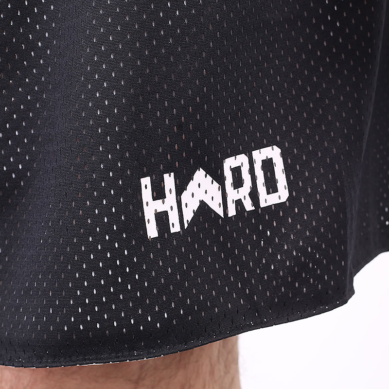 мужские черные двухсторонние шорты Hard Unifrom 22-2 black/white - цена, описание, фото 3